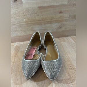 juicy couture paden size 6.5 nwt rhinestone flats